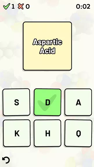 Amino Acid Quiz 螢幕截圖 2