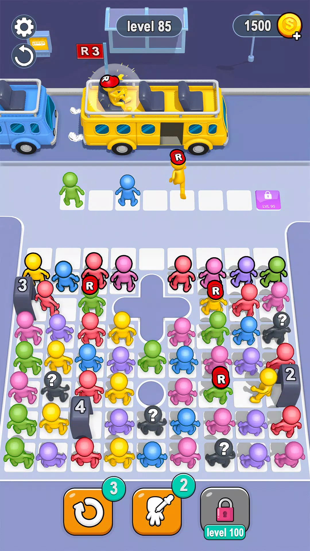 Bus Jam 3D Games 螢幕截圖 1