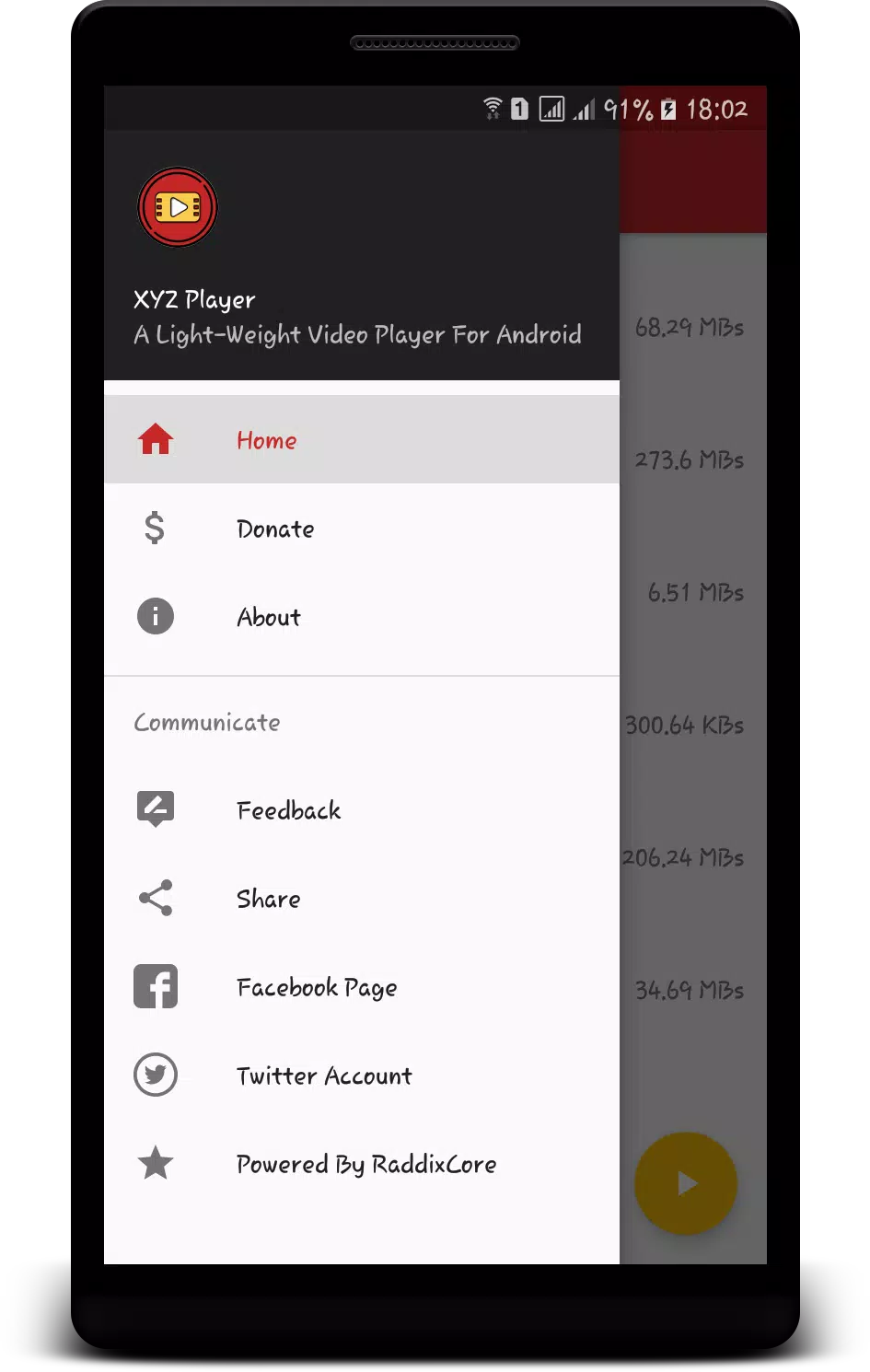 XYZ Player स्क्रीनशॉट 1