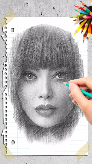 How To Draw A Face Captura de pantalla 0