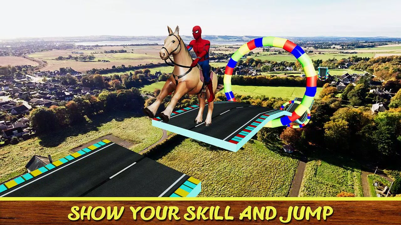 Diligent SuperHeroes Horse Riding 3d Schermafbeelding 0