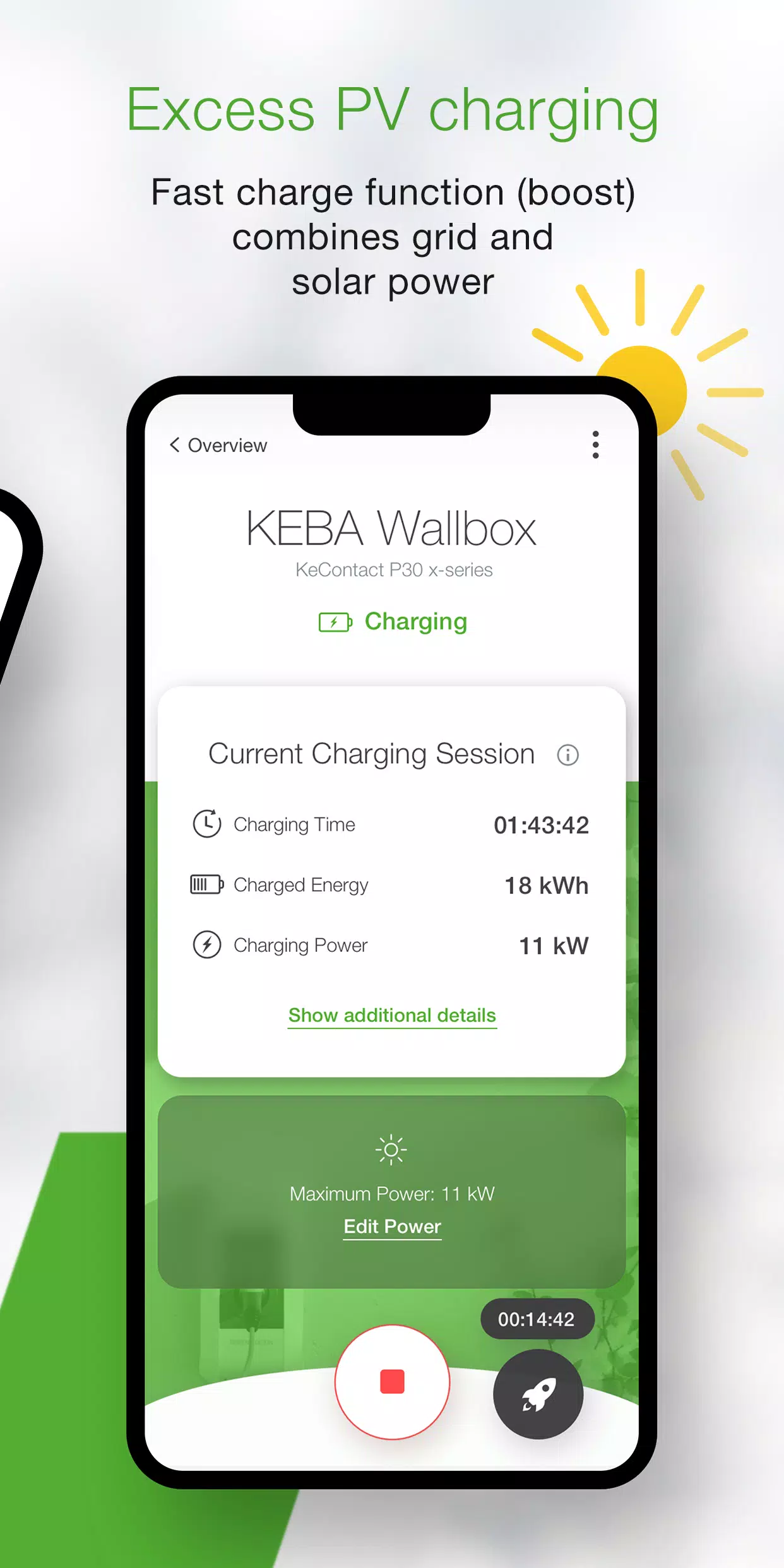 KEBA eMobility App স্ক্রিনশট 3