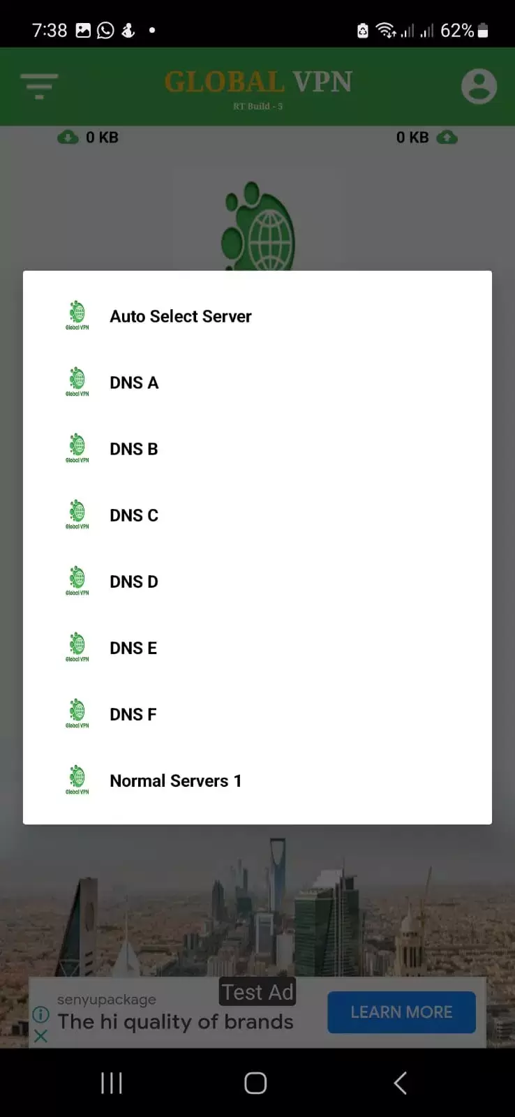 Global VPN Captura de pantalla 0