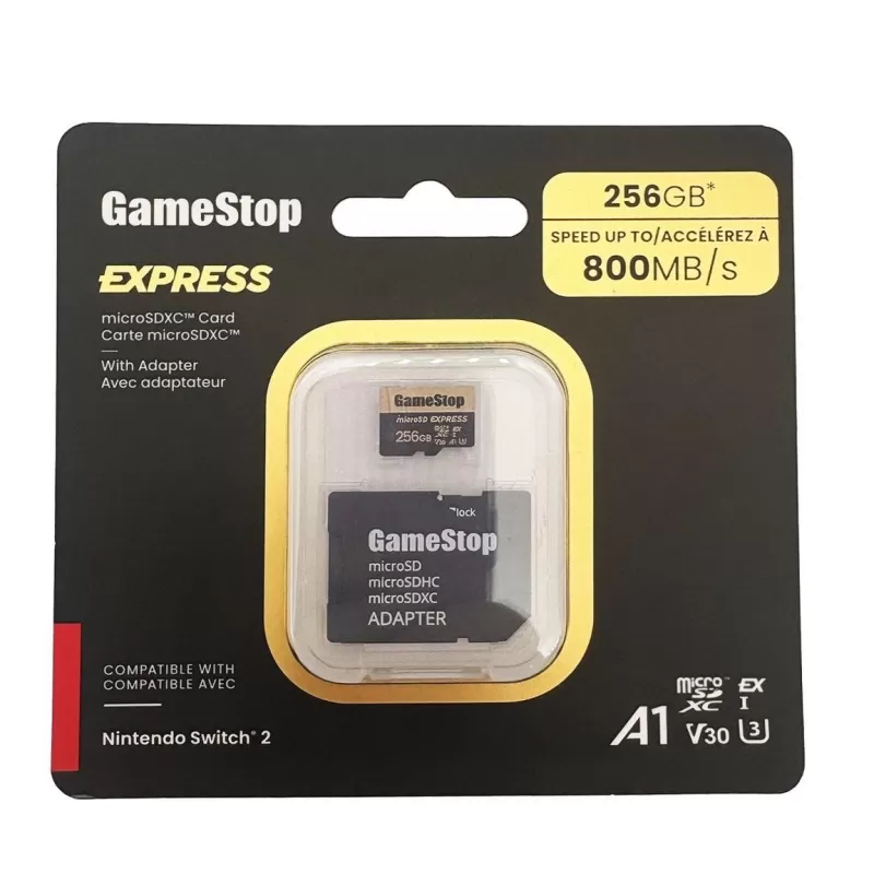 GameStop Preorders MicroSD Express Cards for Switch 2 Launch