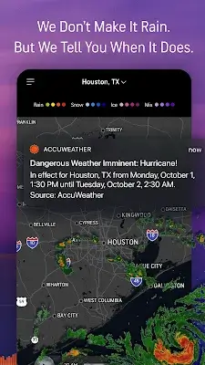 AccuWeather: Weather Radar ภาพหน้าจอ 2