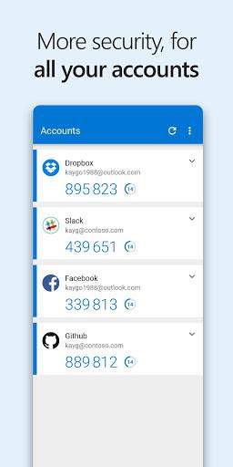 Microsoft Authenticator Zrzut ekranu 1