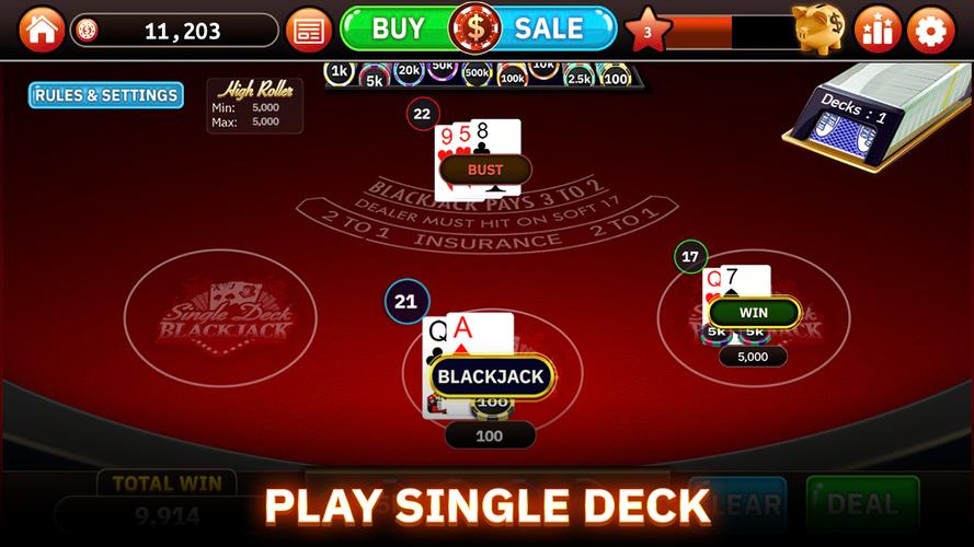 Blazing Bets Blackjack 21 螢幕截圖 3