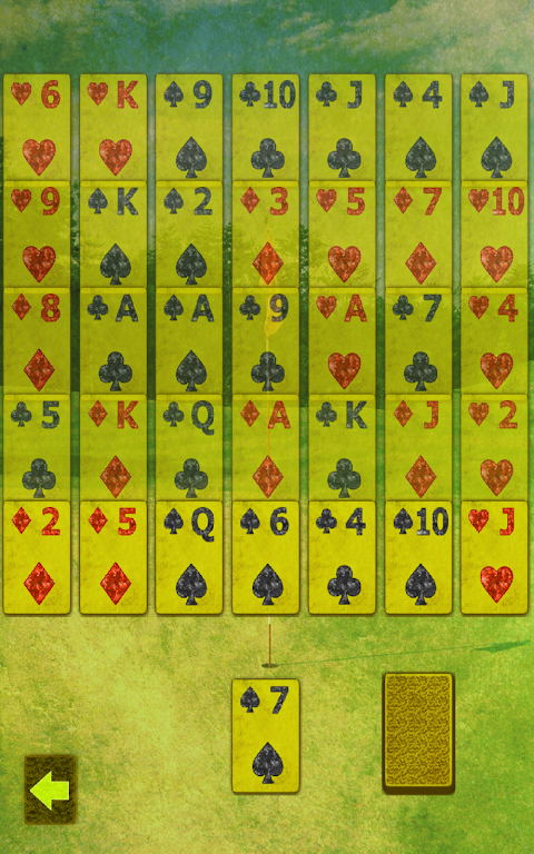 Golf(Solitaire) 螢幕截圖 1