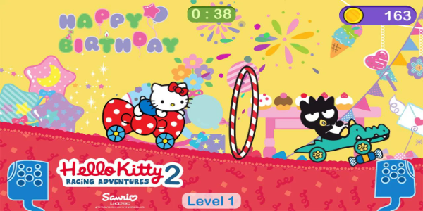 Hello Kitty games - car game Captura de tela 2