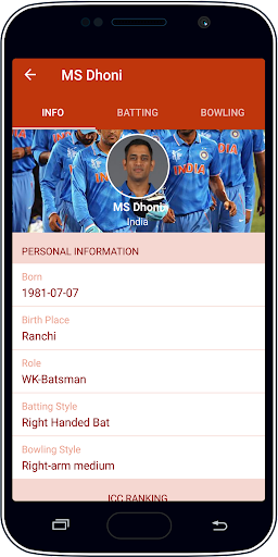 Live Cricket Score & News 스크린샷 0