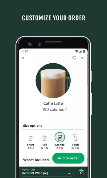 Starbucks 螢幕截圖 3