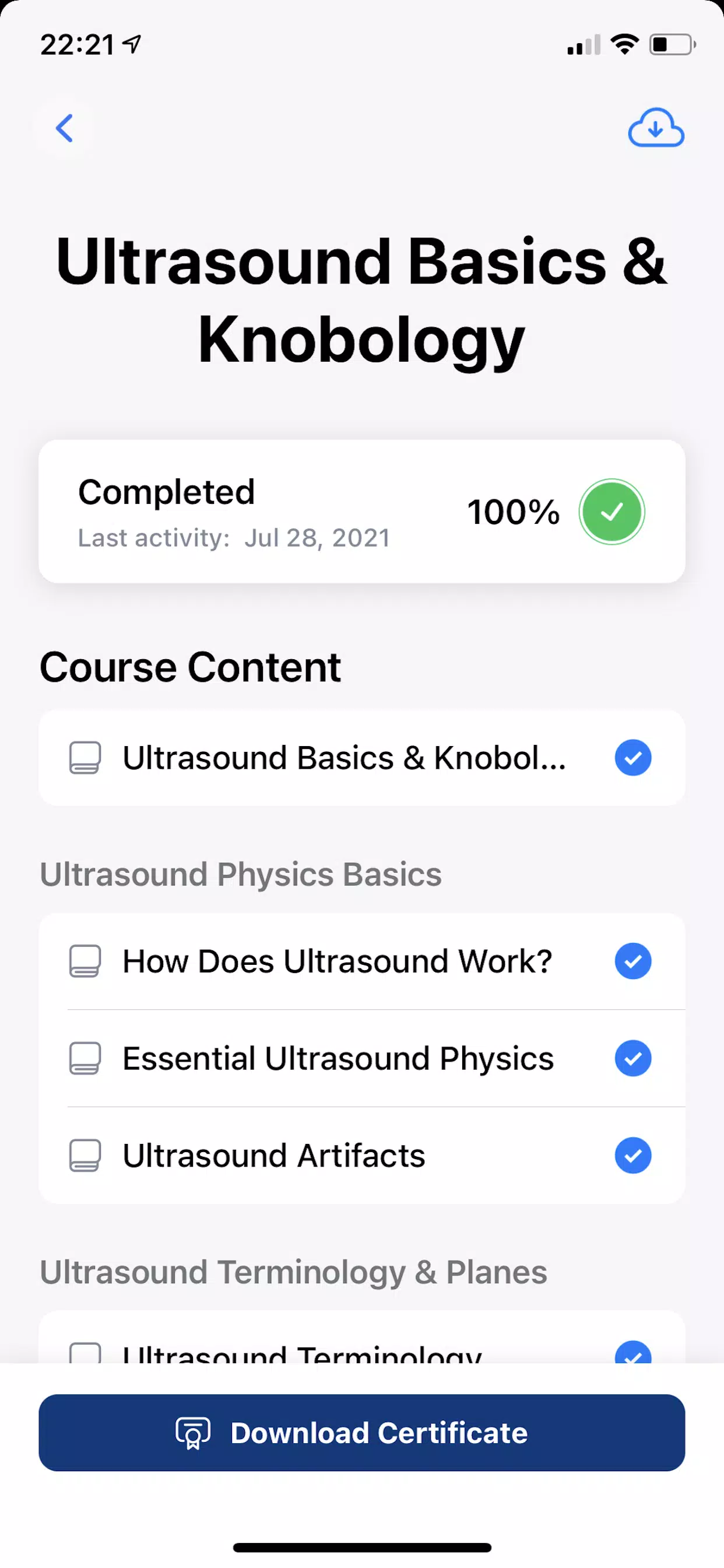 POCUS 101应用截图第2张