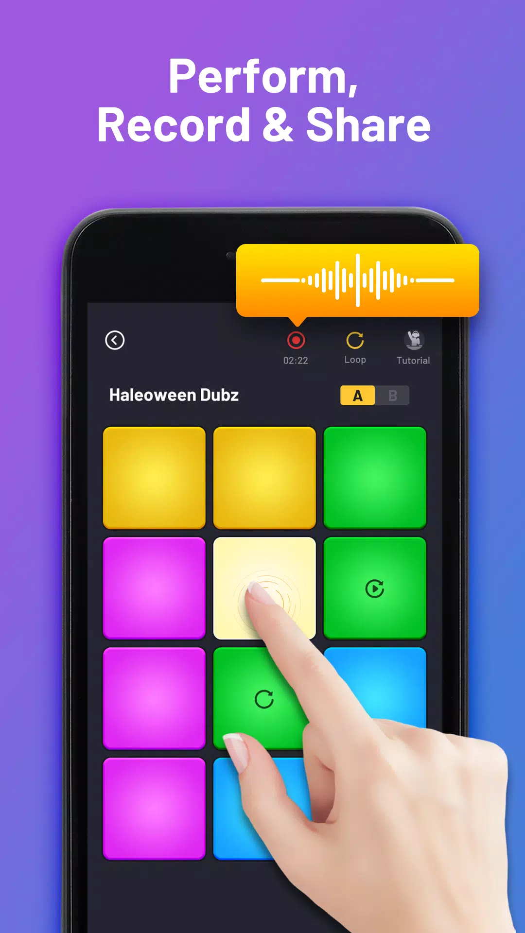 Drum Pad – Free Beat Maker Mac ဖန်သားပြင်ဓာတ်ပုံ 3