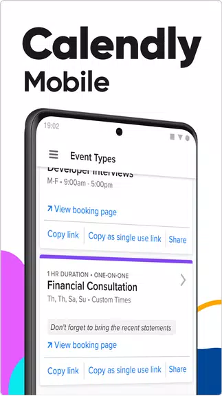 Calendly Mobile Schermafbeelding 0