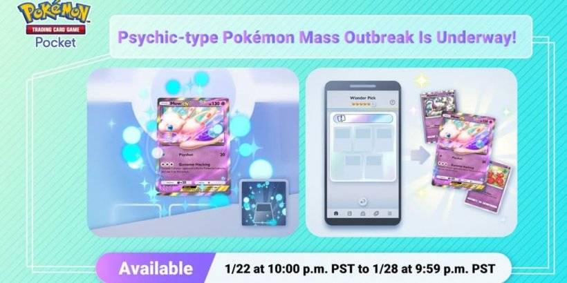 Pokémon Psychic Pokémon Evento de surto em massa!