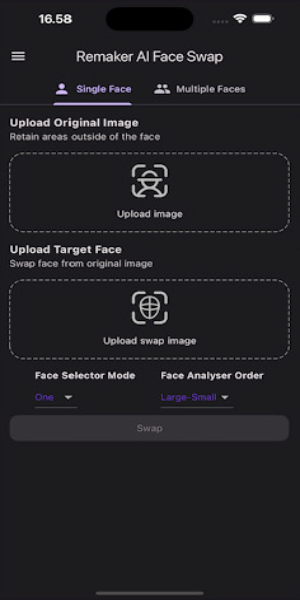 Remaker AI Face Swap Mod Ảnh chụp màn hình 2