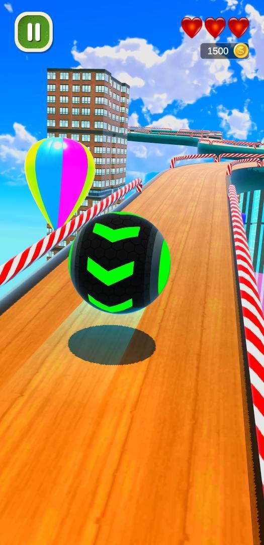 Sky Rolling Ball Game 3D Ball Скриншот 3