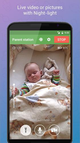 Baby Monitor 3G (Trial) Zrzut ekranu 1