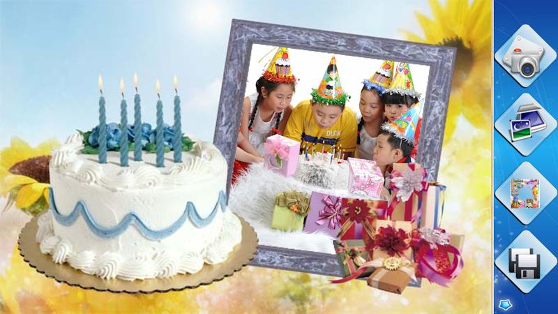 Birthday Frames ဖန်သားပြင်ဓာတ်ပုံ 1