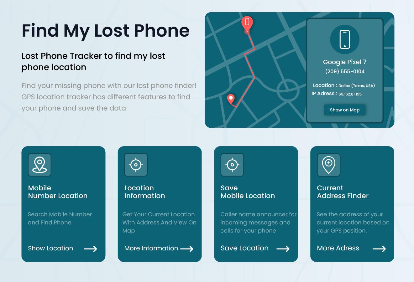 Find Lost Phone Zrzut ekranu 0