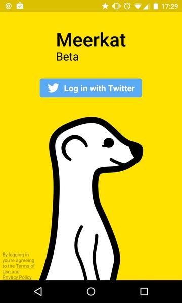 Meerkat Unofficial 螢幕截圖 1