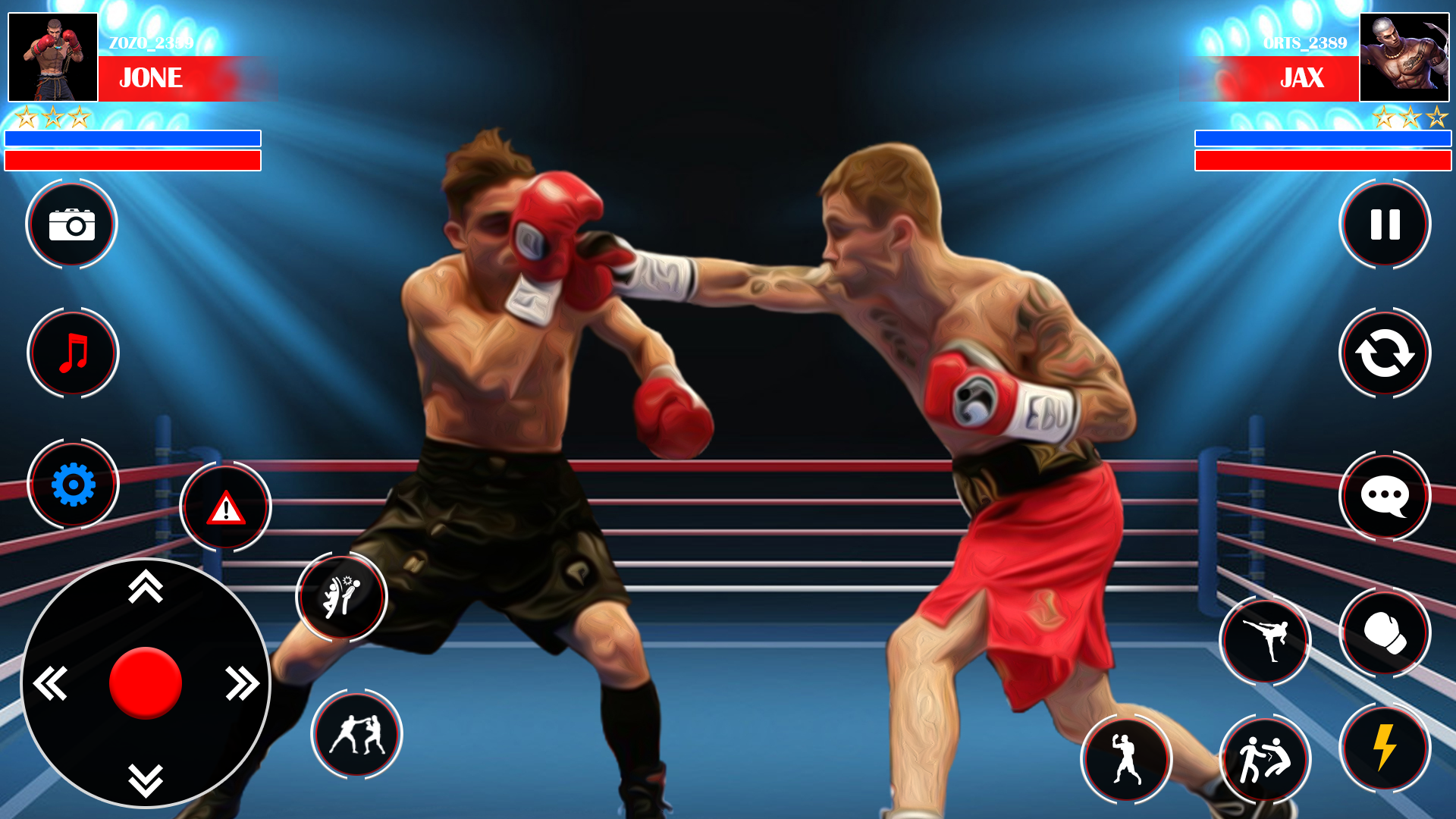 Real Punch Boxing Games 3d ဖန်သားပြင်ဓာတ်ပုံ 3