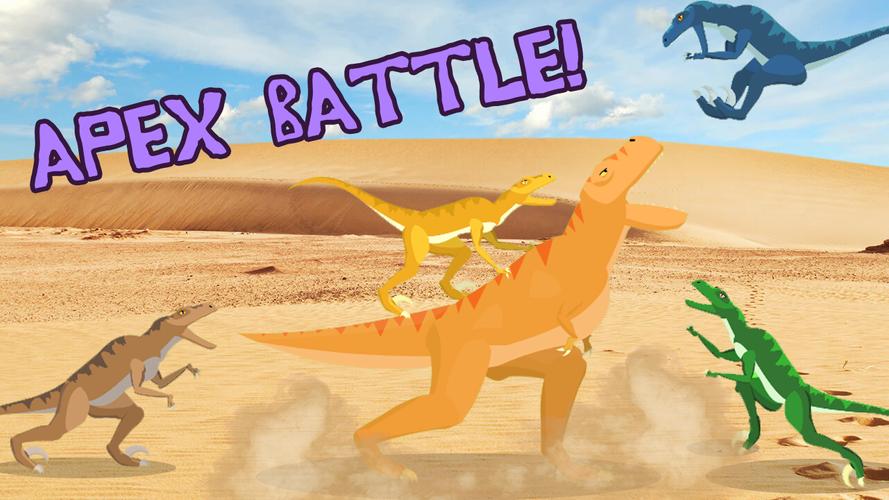 T-Rex Fights Raptors 螢幕截圖 0