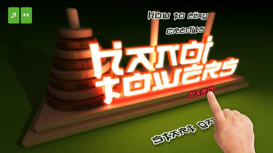 The Hanoi Towers Lite 螢幕截圖 0