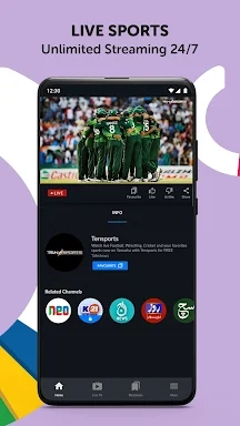 Tamasha: Live Cricket, EPL Schermafbeelding 0