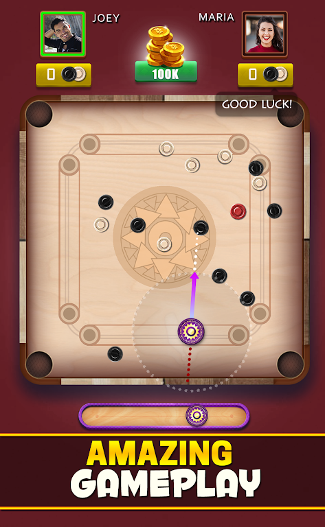 Carrom Master: Board Disc Pool ဖန်သားပြင်ဓာတ်ပုံ 0