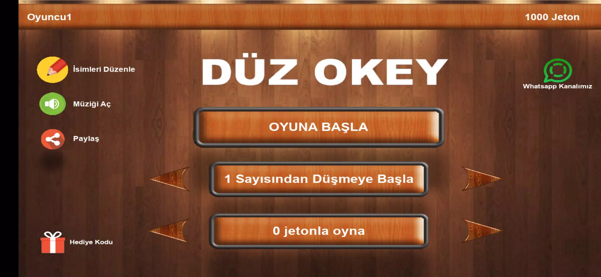 İnternetsiz Okey ဖန်သားပြင်ဓာတ်ပုံ 0