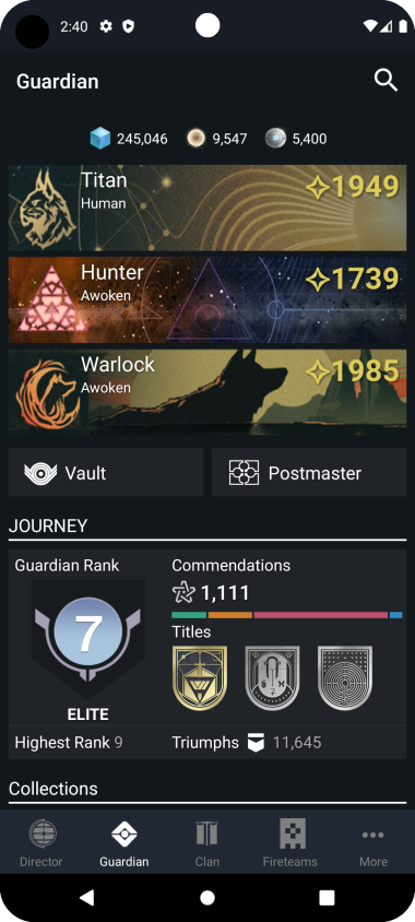 Acompañante de Destiny 2 Captura de pantalla 2