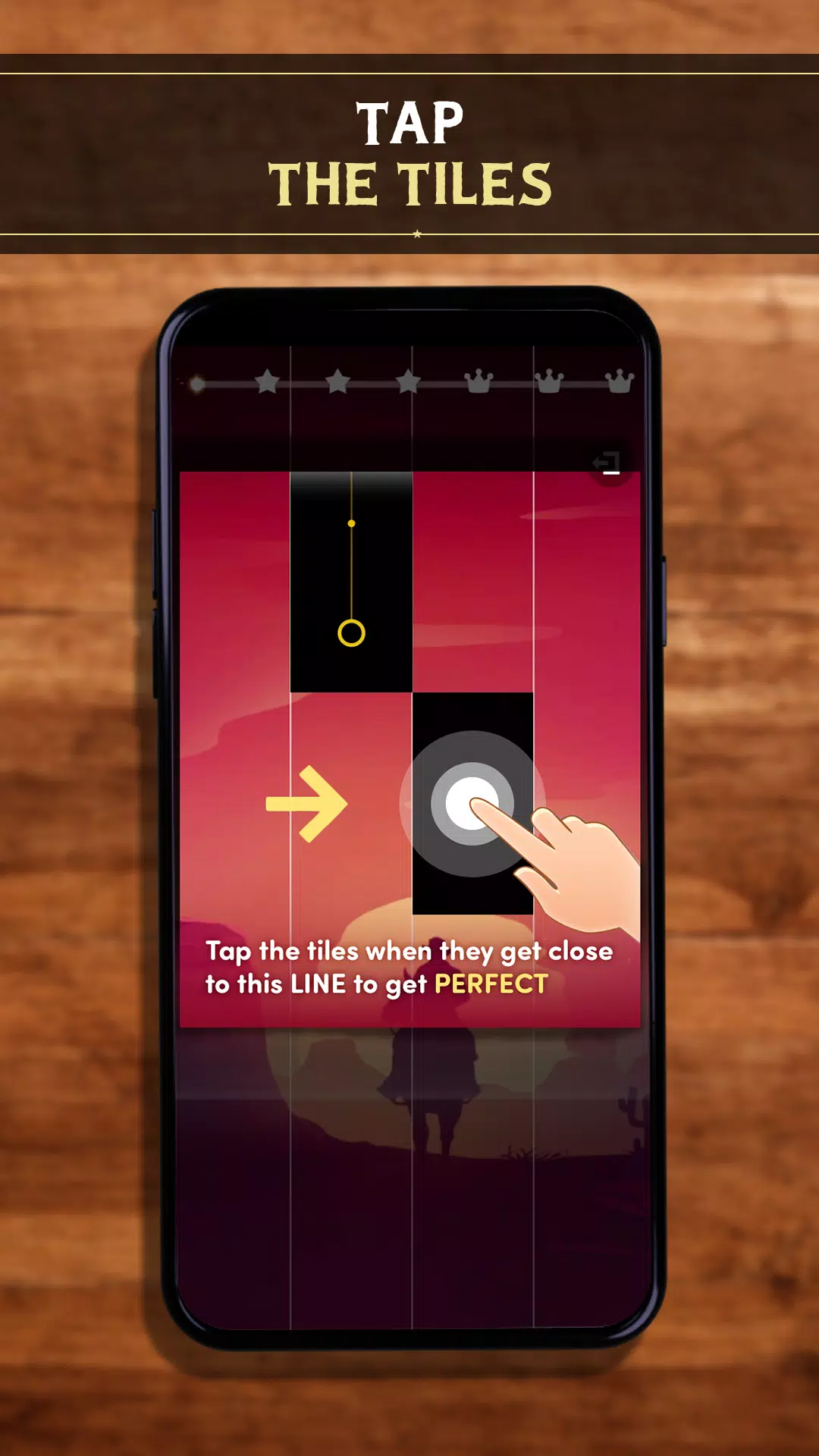 Country Music: Piano Tap 1 螢幕截圖 1