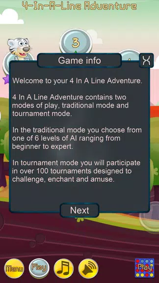 4 In A Line Adventure 螢幕截圖 1