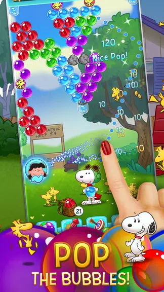 Bubble Shooter - Snoopy POP! Zrzut ekranu 0