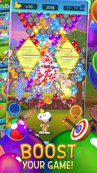 Bubble Shooter - Snoopy POP! ဖန်သားပြင်ဓာတ်ပုံ 3