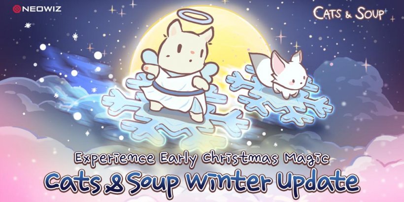 Cats & Soup: Pink Christmas Update revela novas instalações, companheiro felino