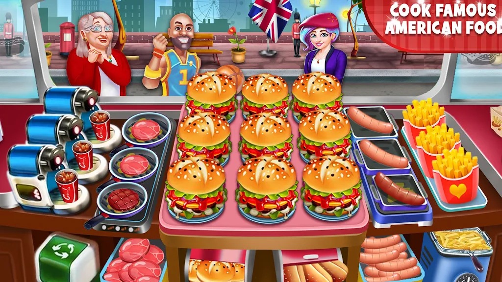 Food truck Empire Cooking Game Schermafbeelding 2