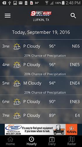 KTRE 9 First Alert Weather Zrzut ekranu 1