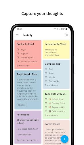 Notally - Minimalist Notes Captura de tela 0