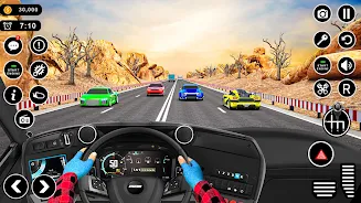 Highway Car Racing Offline Ảnh chụp màn hình 3