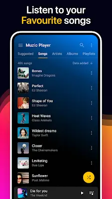 Muzio Player - Music Player - MP3 Player Zrzut ekranu 2