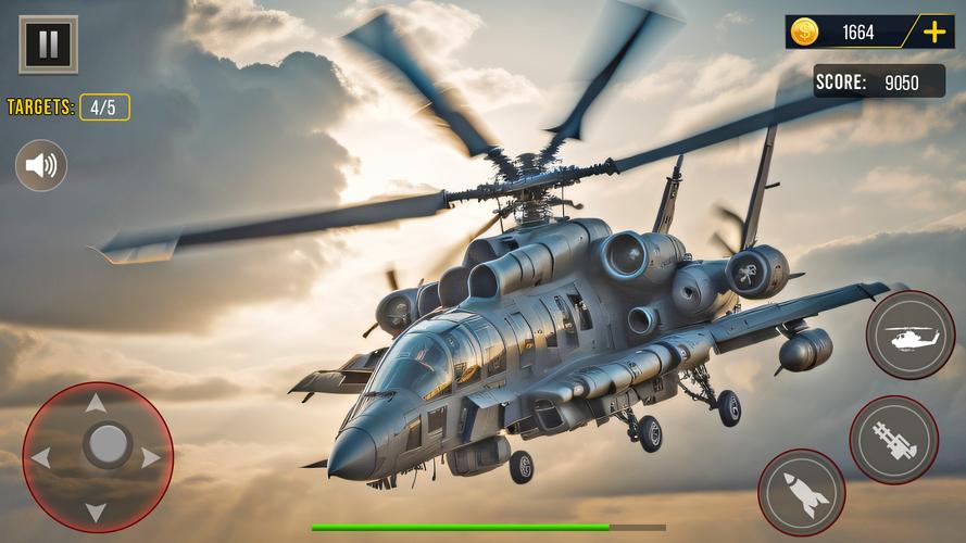 Gunship Battle Helicopter Game Screenshot 2