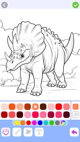 Dino Coloring ဖန်သားပြင်ဓာတ်ပုံ 0