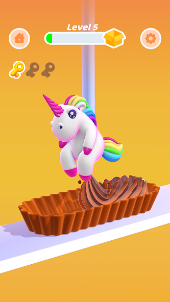 Perfect Cream: Icing Cake Game 스크린샷 0