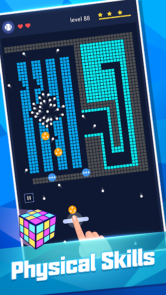 Break Bricks - Bricks Breaker Mod Скриншот 2