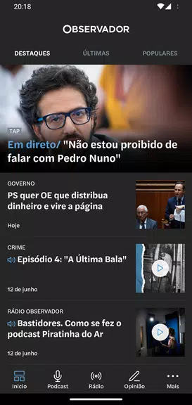 Observador 螢幕截圖 1