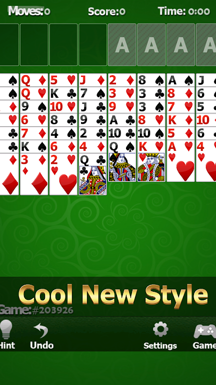 Solitaire Free Cell Ảnh chụp màn hình 2