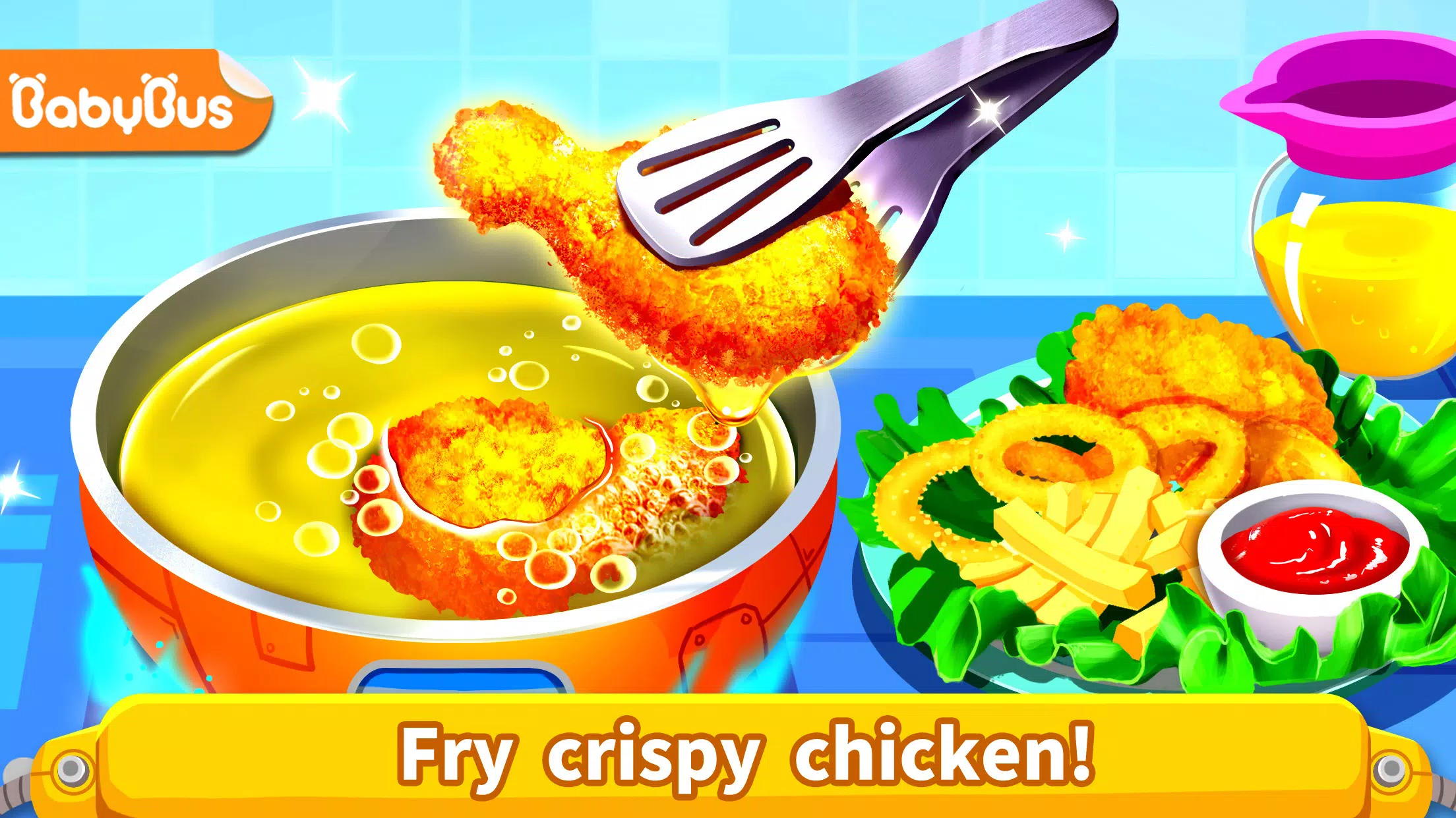 아기 팬더의 우주 주방 스크린샷 0