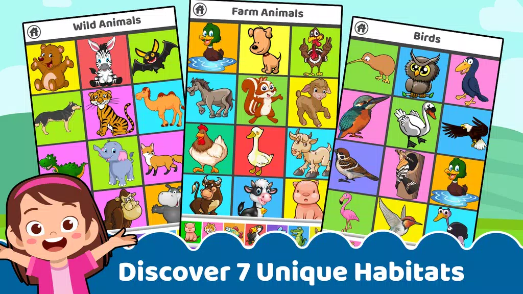 Animals for kids: Color & Draw Ảnh chụp màn hình 3